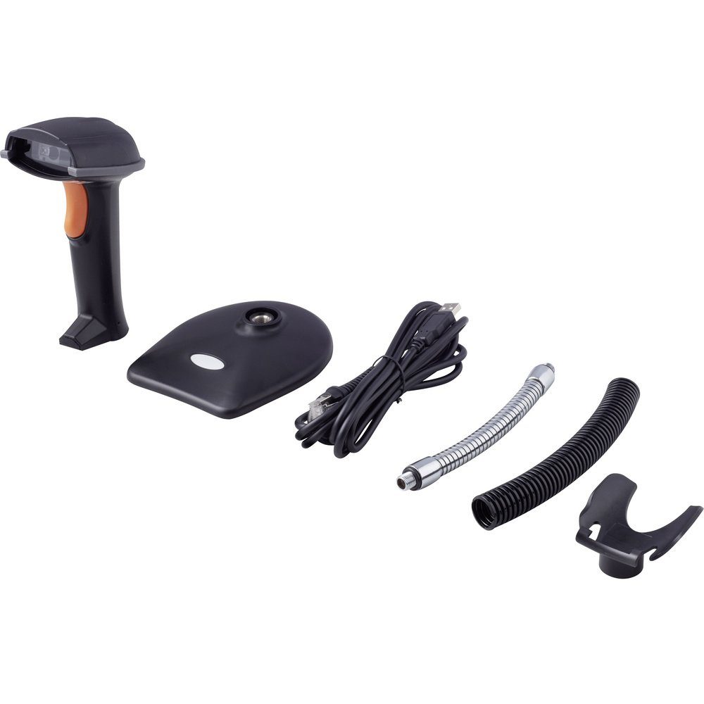 Renkforce Renkforce 2D Barcode-Scanner Kabelgebunden 1D, 2D Laser Schwarz Hand- Scanner