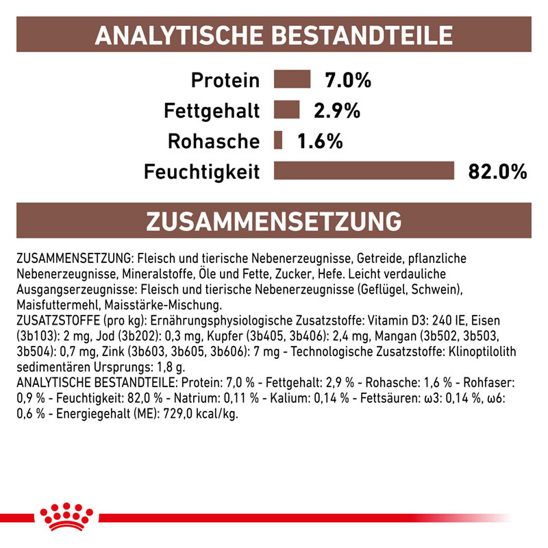 ROYAL CANIN Schonkost ROYAL CANIN Veterinary GASTROINTESTINAL MODERATE CALORIE 12x85g
