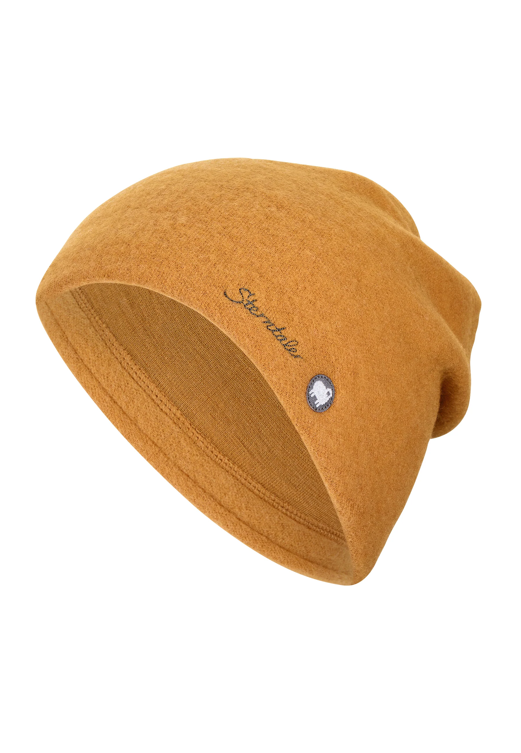 Slouch-Beanie aus Wolle (Merino) in 3 Farben