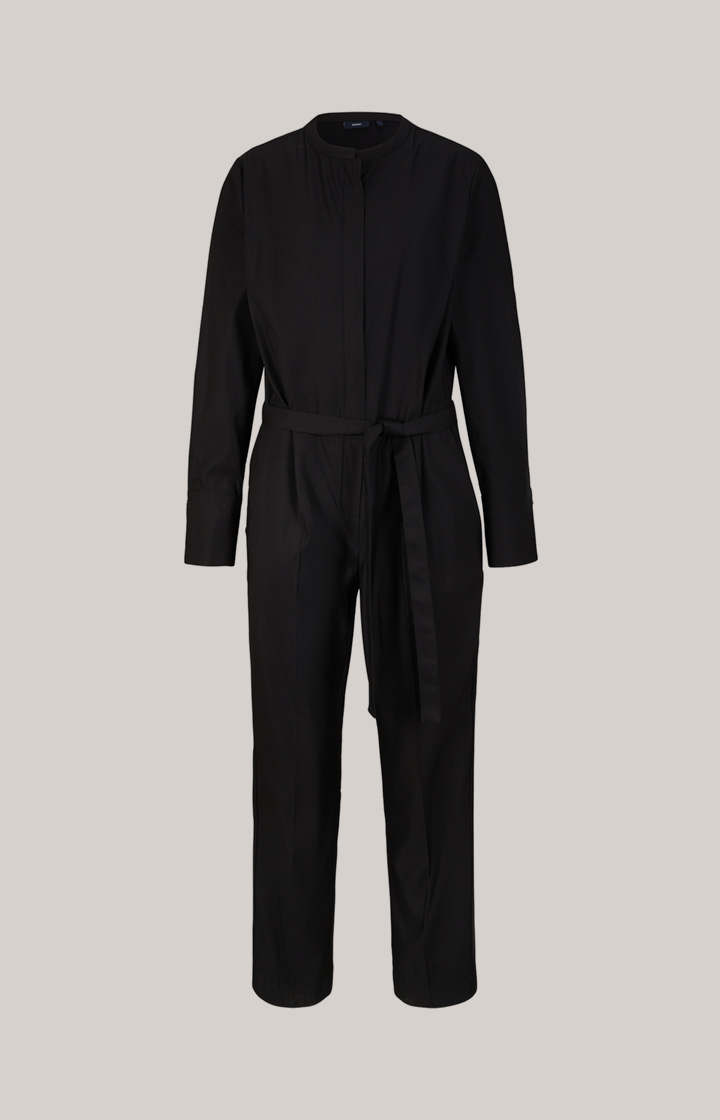 Twill-Overall in Schwarz