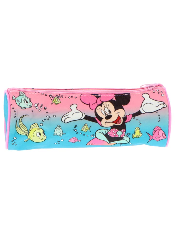 MINNIE MOUSE „Deluxe“ Etui Die ideale Federtasche für Mädchen in rosa günstig kaufen 22 cm