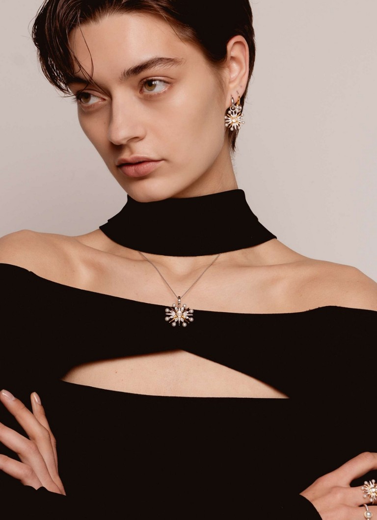 I FEEL YOU - Inel Milano din argint cu zirconiu cubic și perlă 12301YP