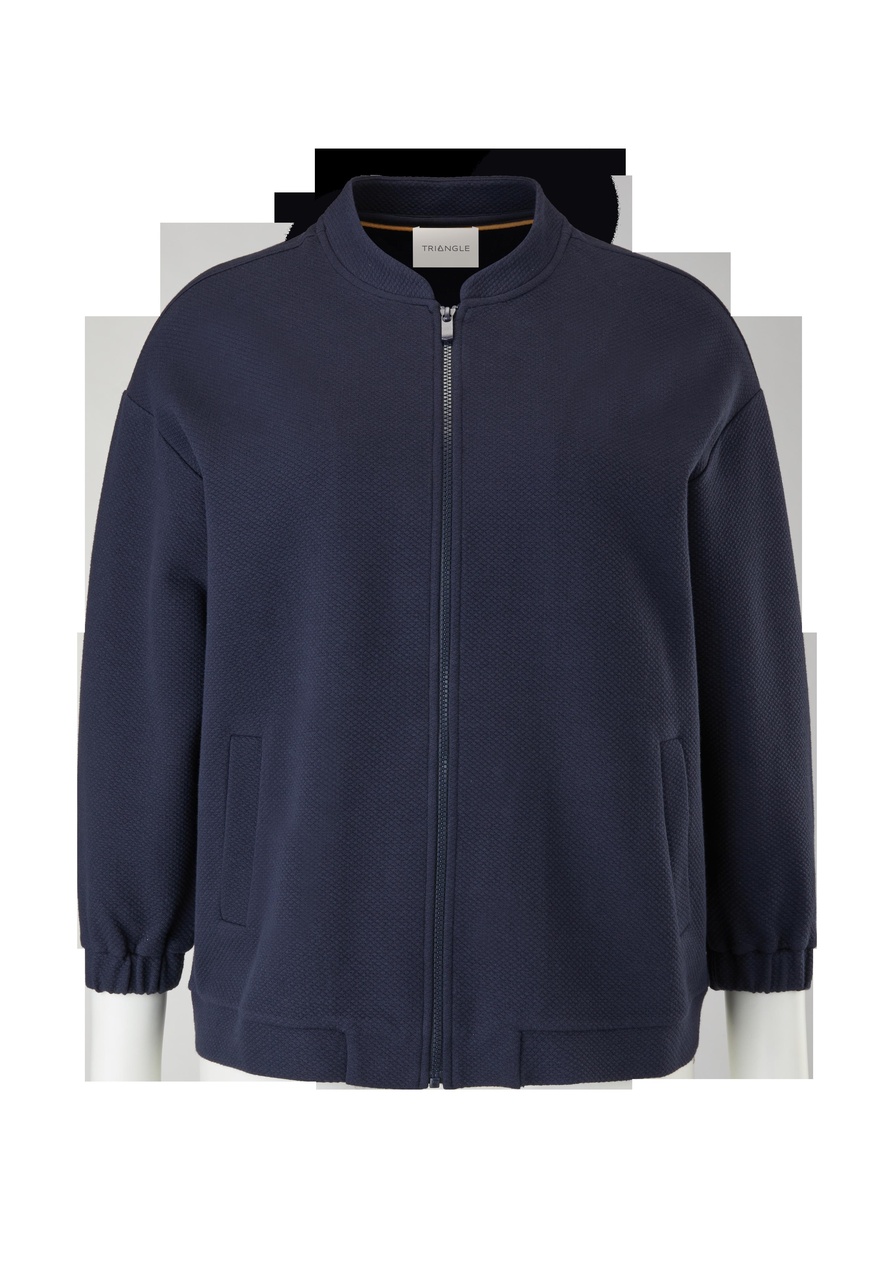 Sweatjacke mit Waffelstruktur  2121652-5959