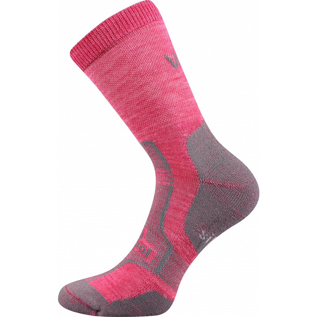 Voxx Granit rosa Socken aus Merino