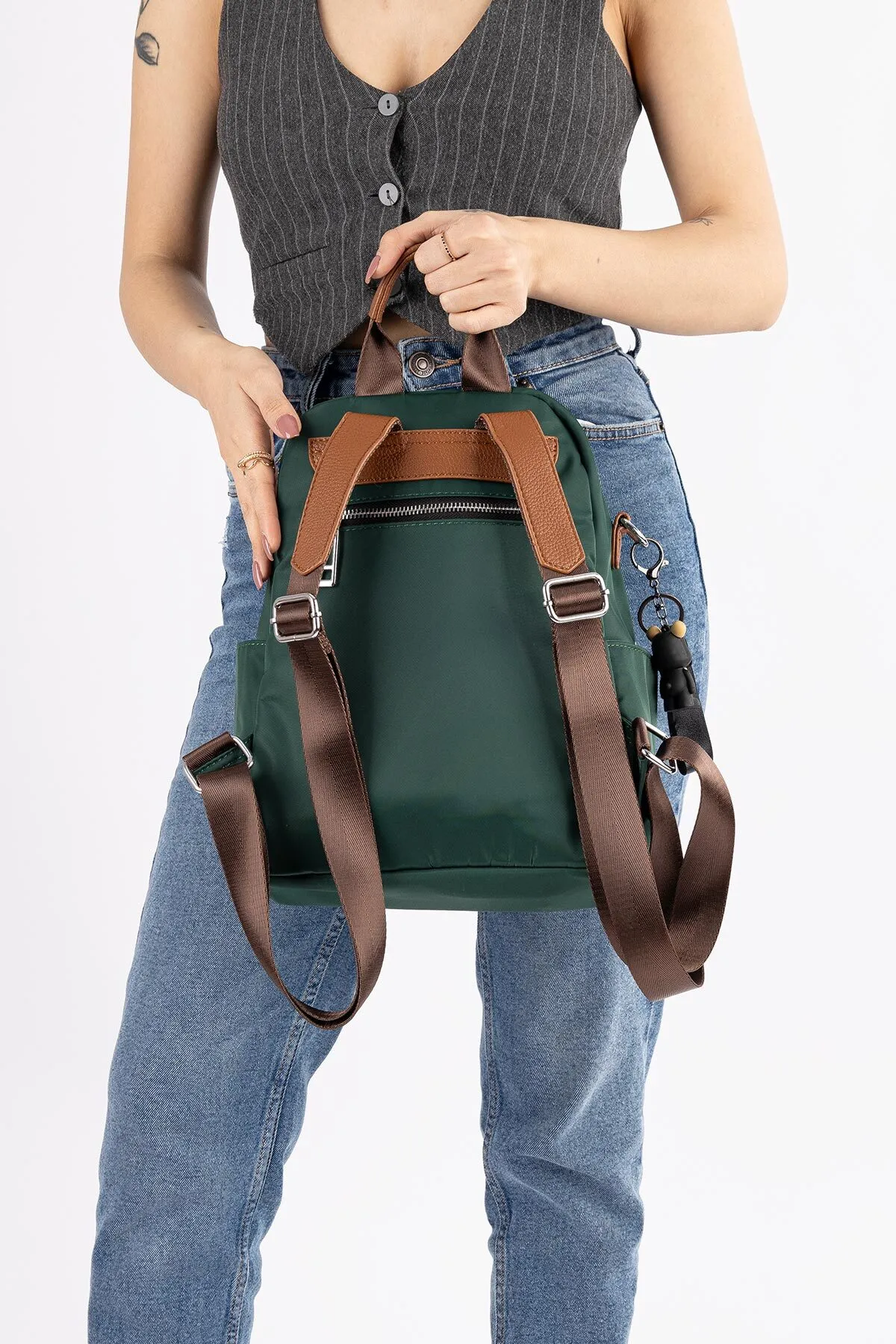 Getcho  Bizzare Damen-Rucksack mit verstellbarem Riemen