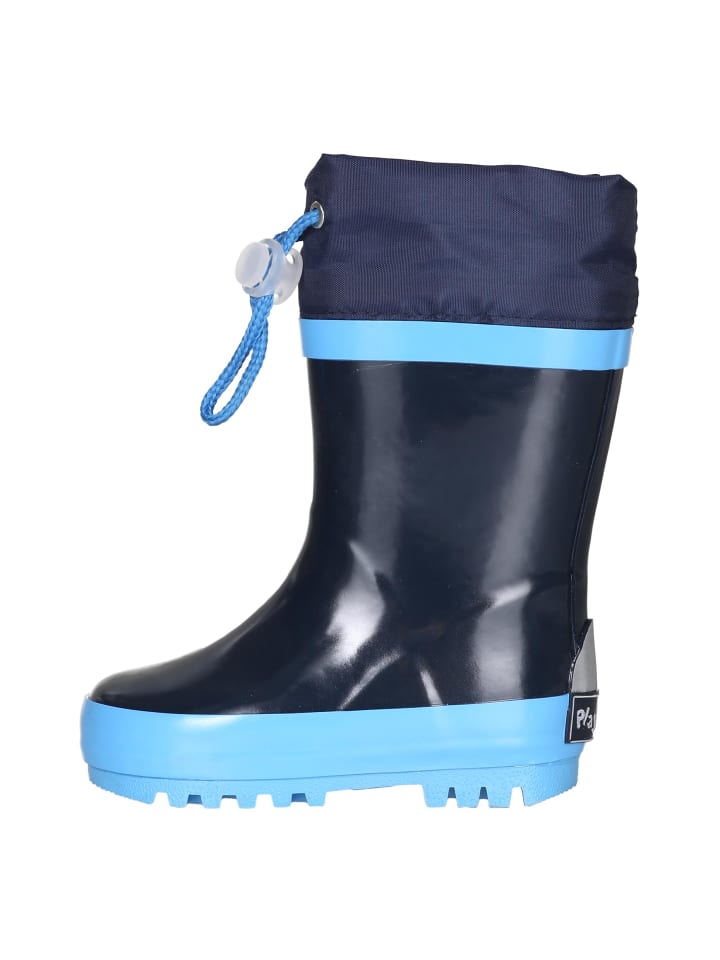Playshoes Gummistiefel Basic gefüttert in Marine günstig kaufen