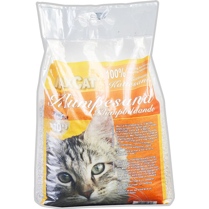 MaxCat Kattesand 10 kg MaxCat klumpesand