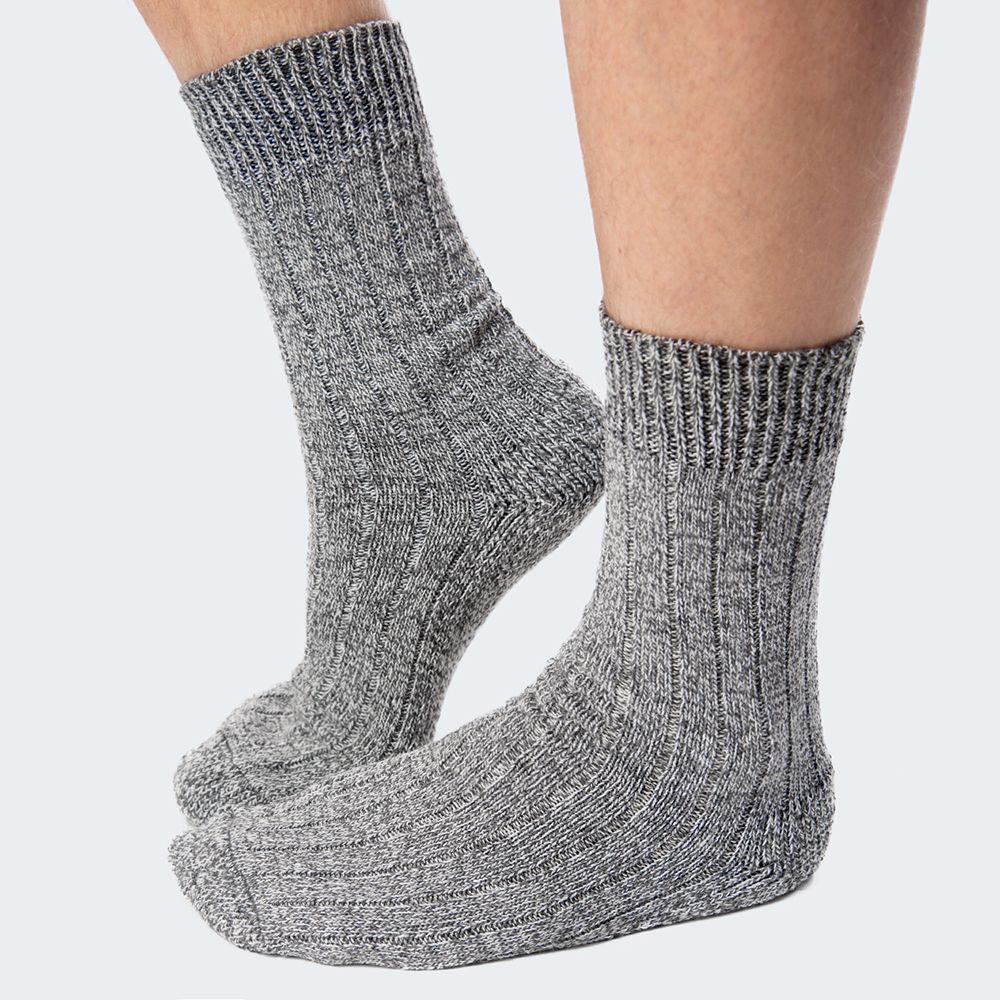 Black Snake Grey 3-pack Norweger Wollsocken