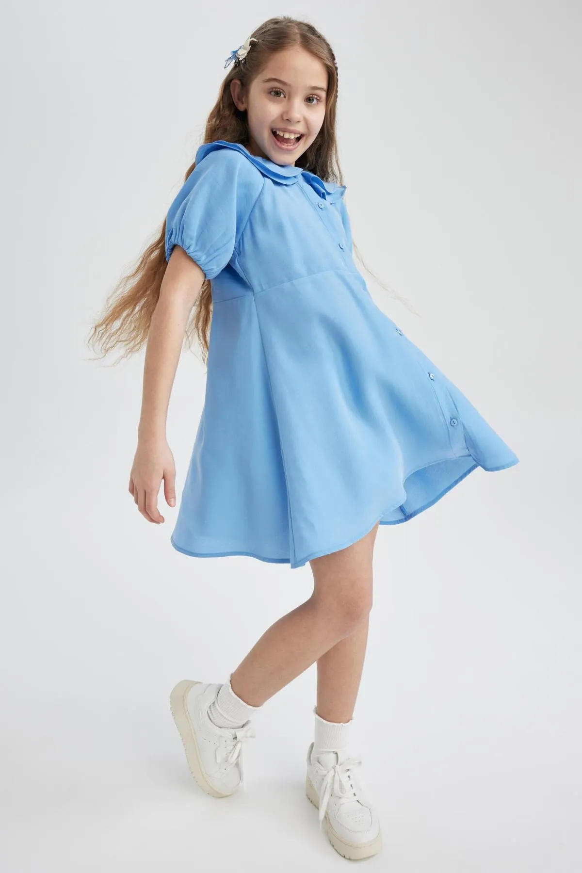DeFacto  Kurzärmliges Modalkleid für Mädchen Z5919a623sm