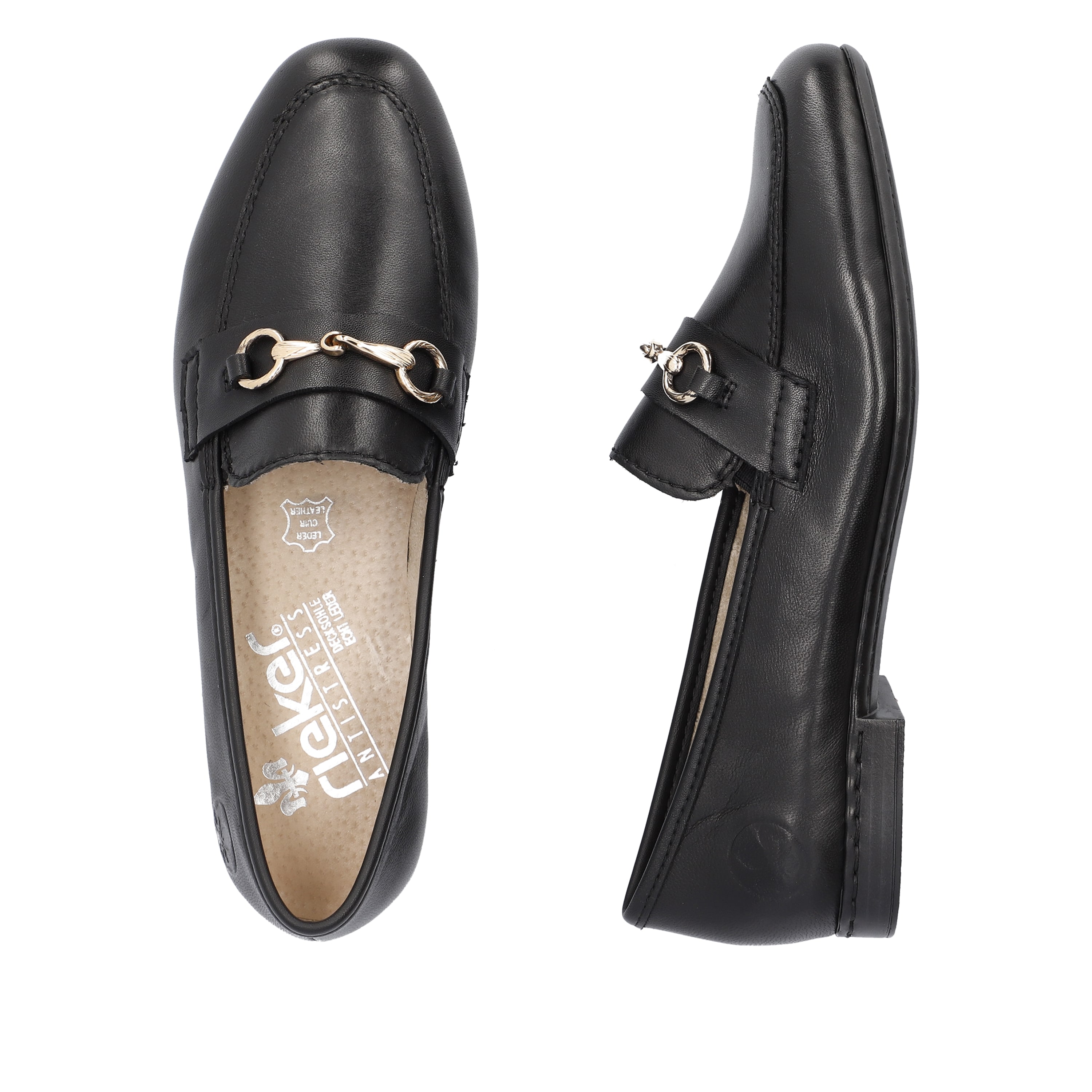 Rieker Damen Loafer mitternachtsschwarz