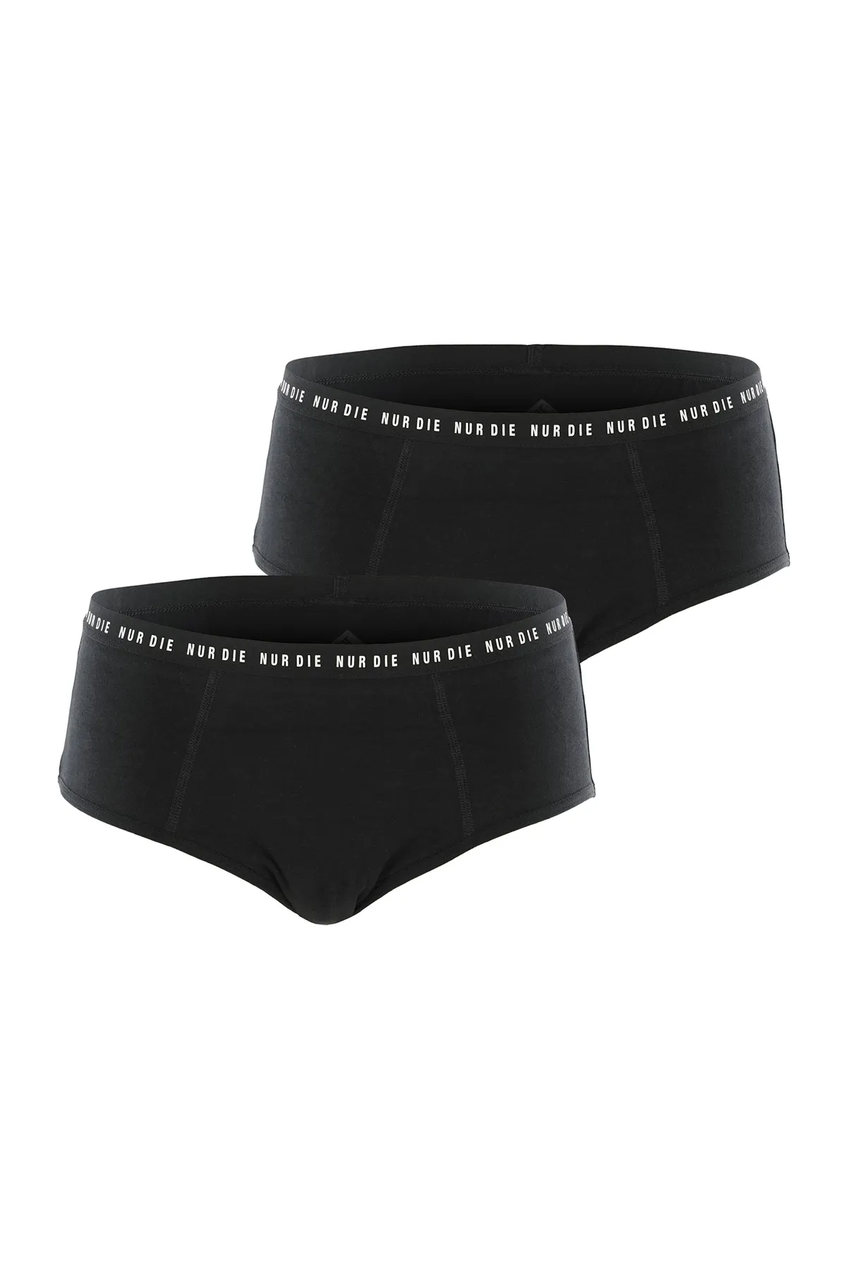 NUR DIE  Unterhosen - Schwarz - Unifarben