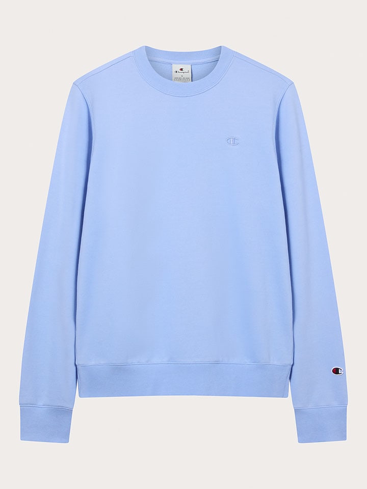 Champion Sweatshirt in Hellblau günstig kaufen