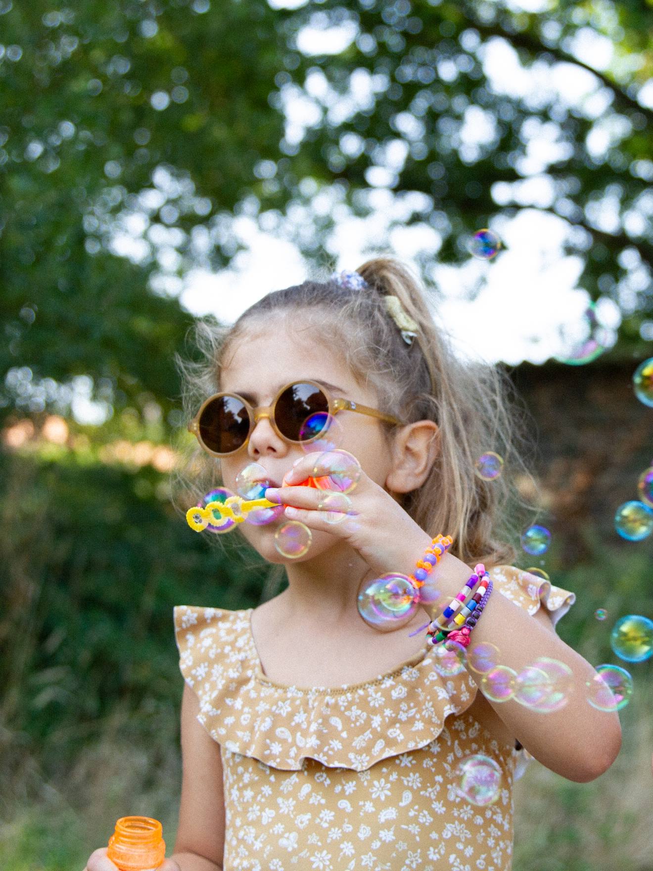 Lunettes de soleil enfant Woam by KI ET LA brun