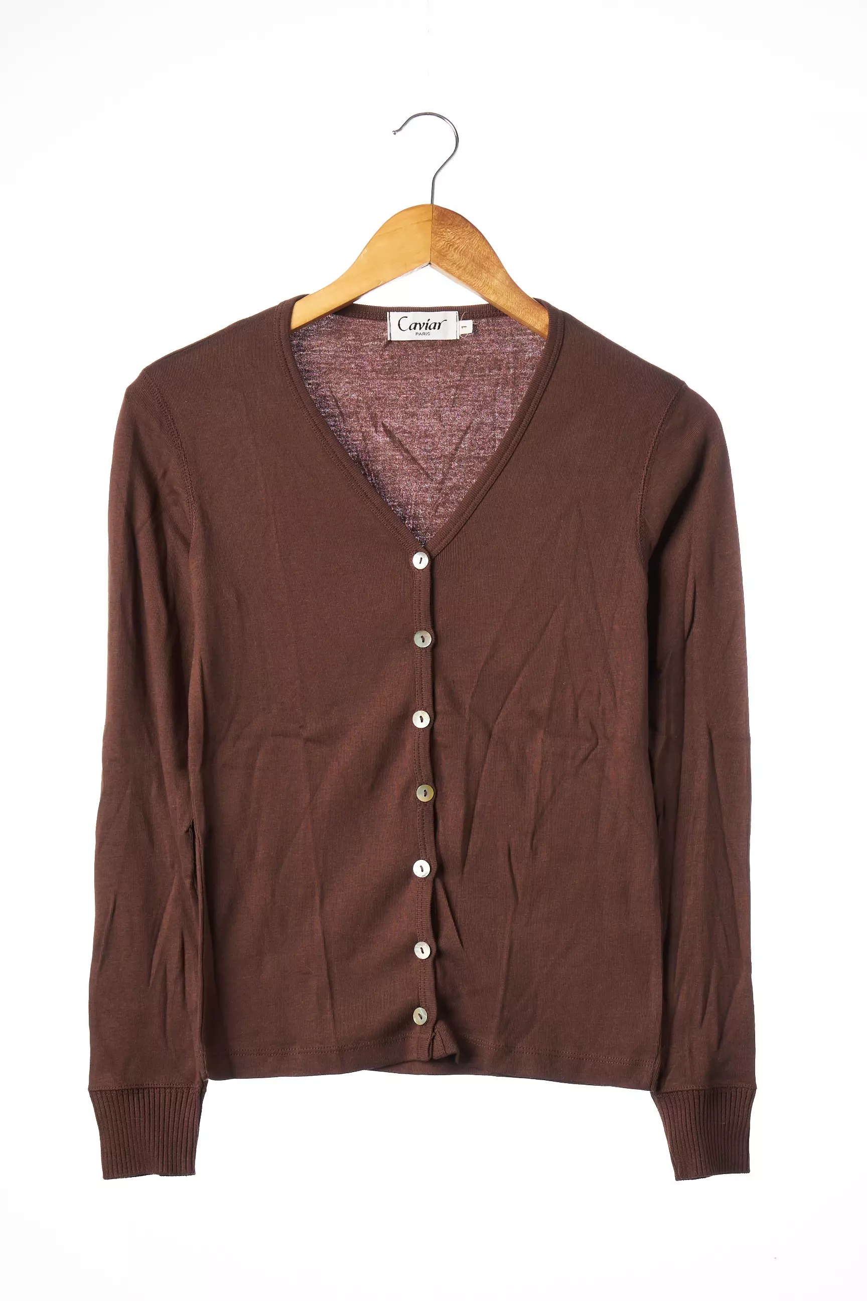 Caviar Cardigans Femme couleur marron
