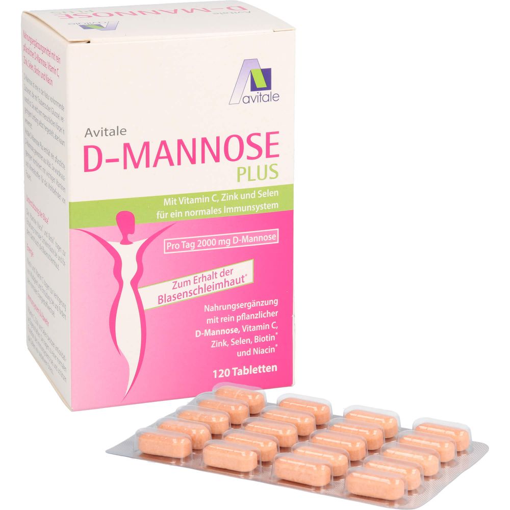 D-MANNOSE PLUS 2000 mg Tabl.m.Vit.u.Mineralstof.