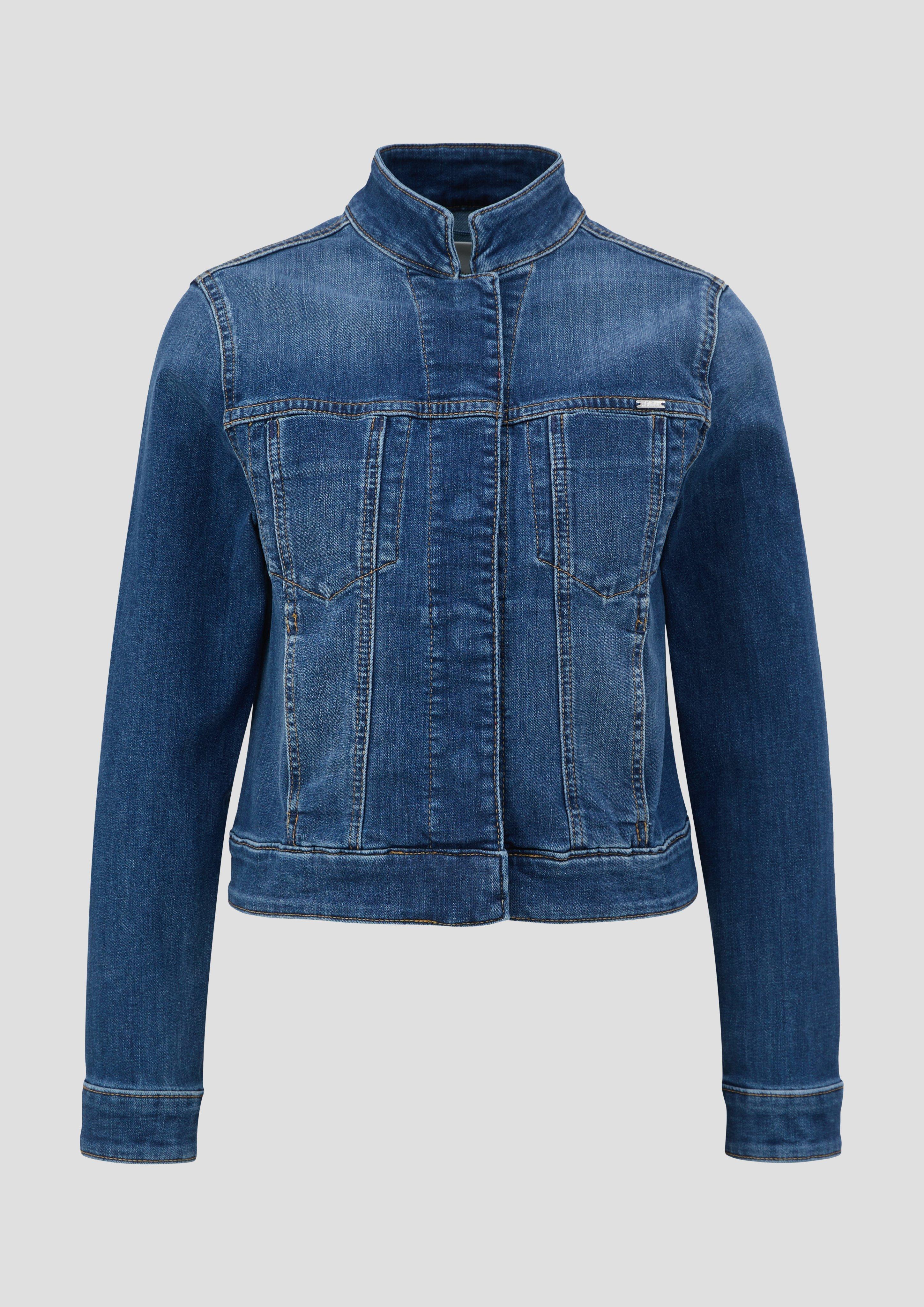 Jeansjacke mit Stehkragen  2140541-57Z5
