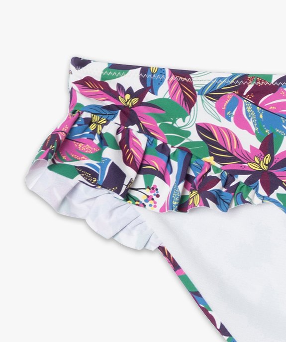 Bas de maillot de bain femme grande taille imprimé avec vol... imprime | GEMO