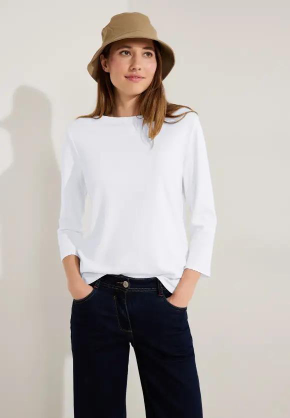 CECIL Basic Shirt in Unifarbe