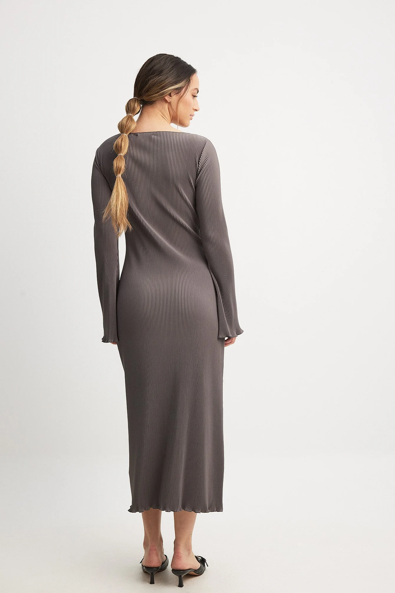 Midikleid mit Falten