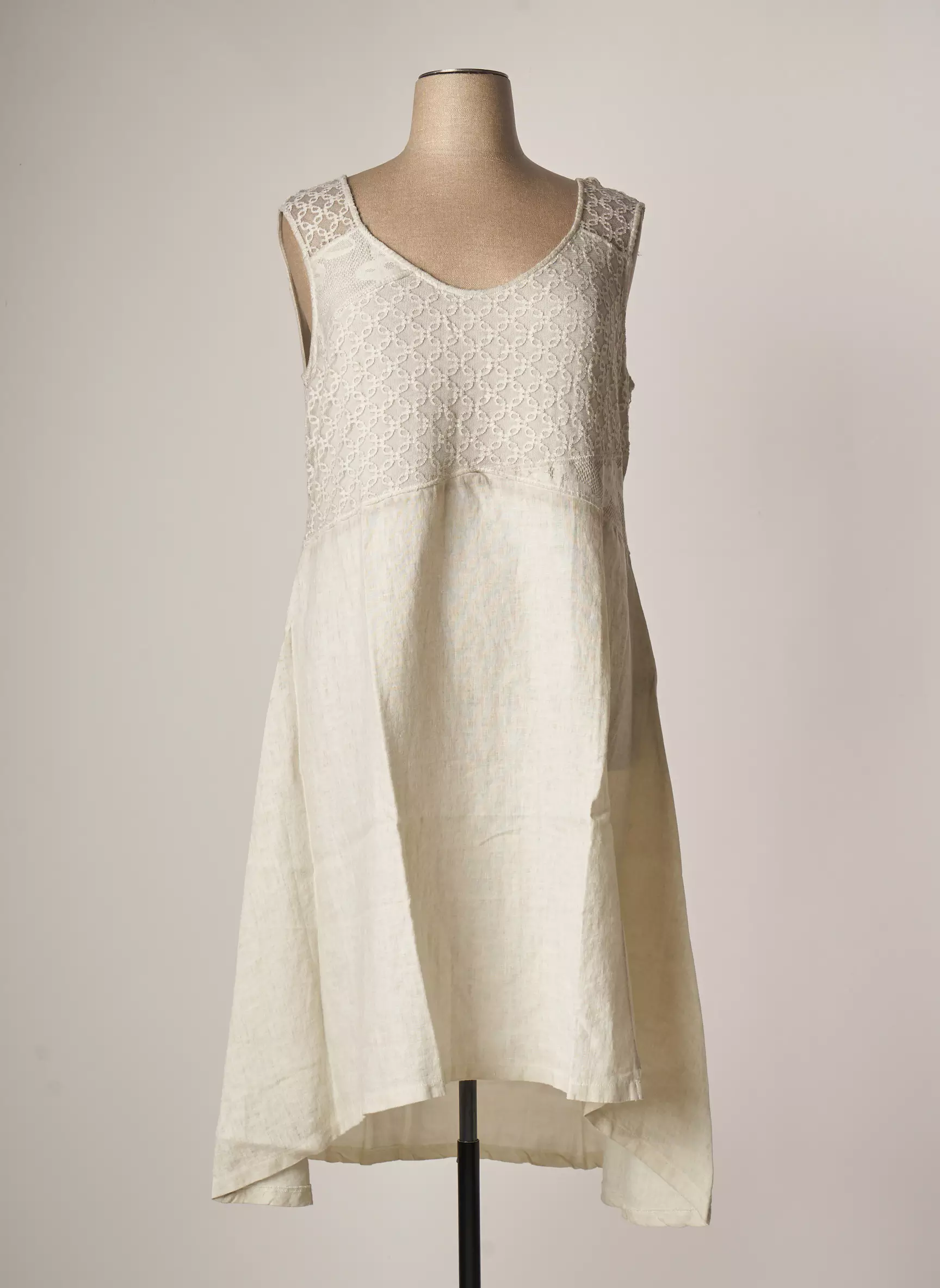 Maloka Robes Mi Longues Femme couleur gris