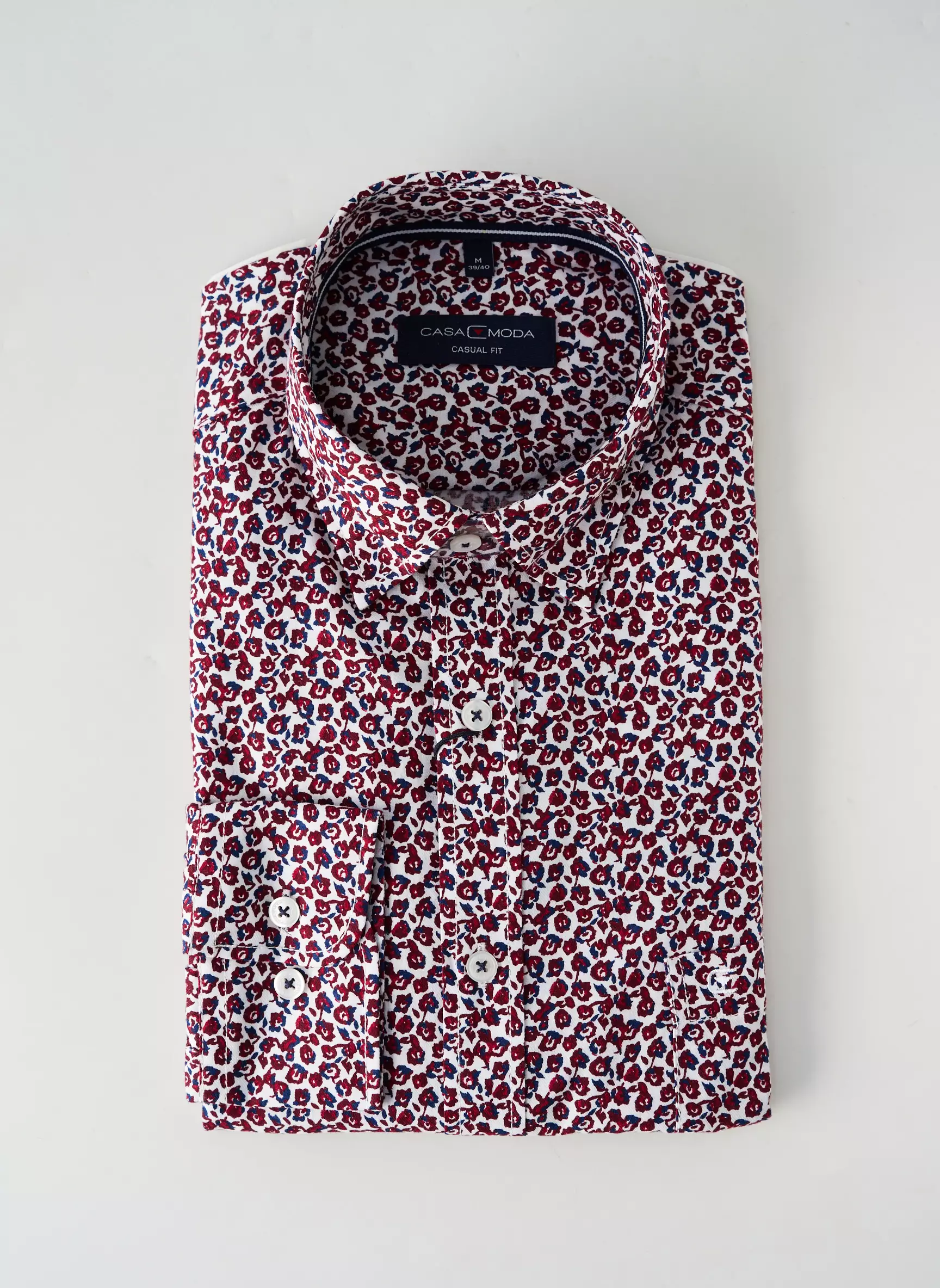 Casamoda Manches Longues Homme couleur rouge