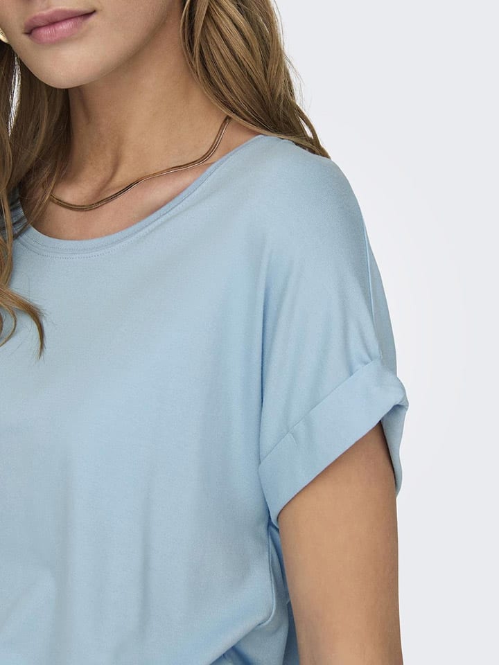 ONLY Shirt in Hellblau günstig kaufen
