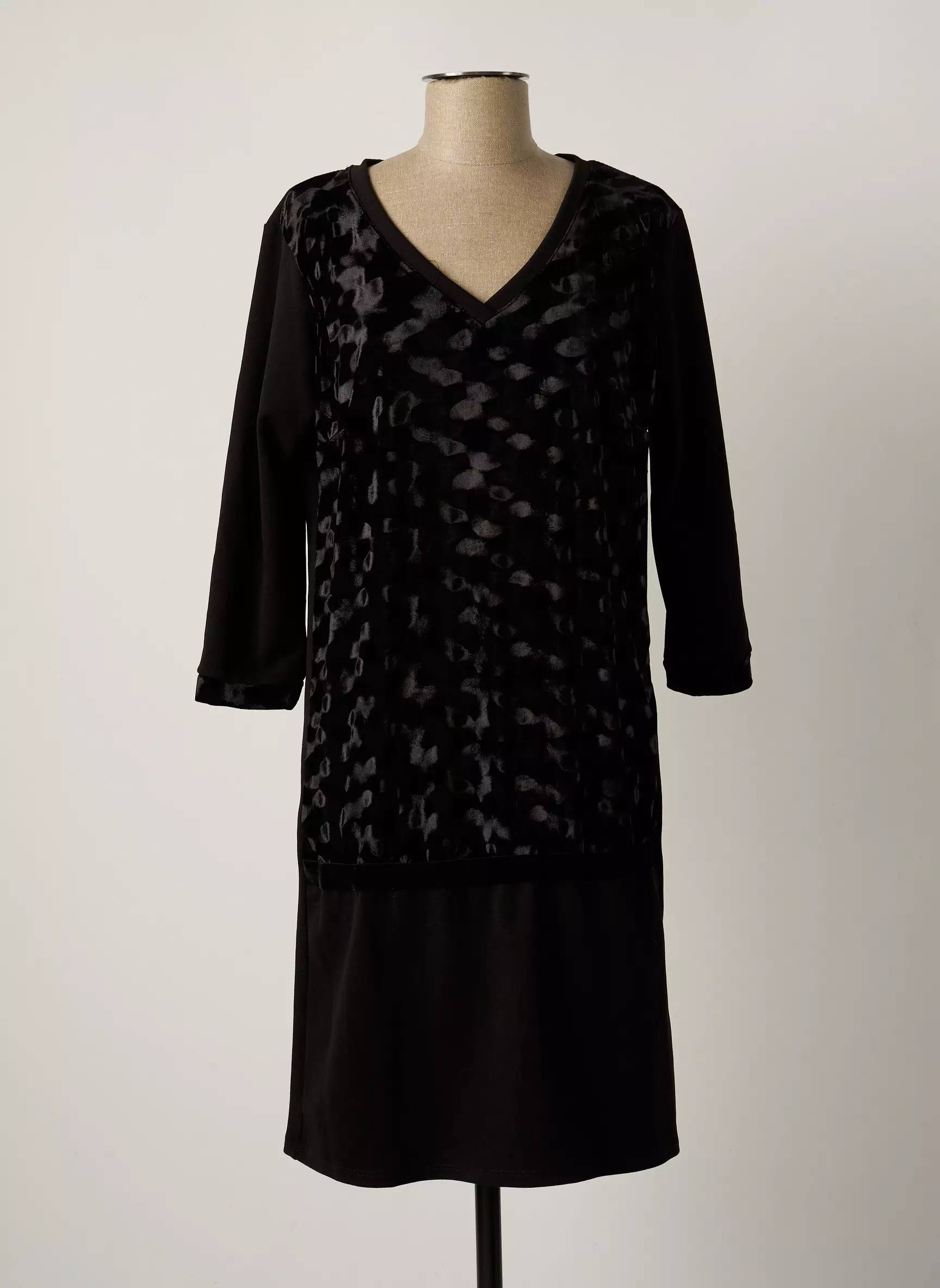 Joy Robes Mi Longues Femme couleur noir