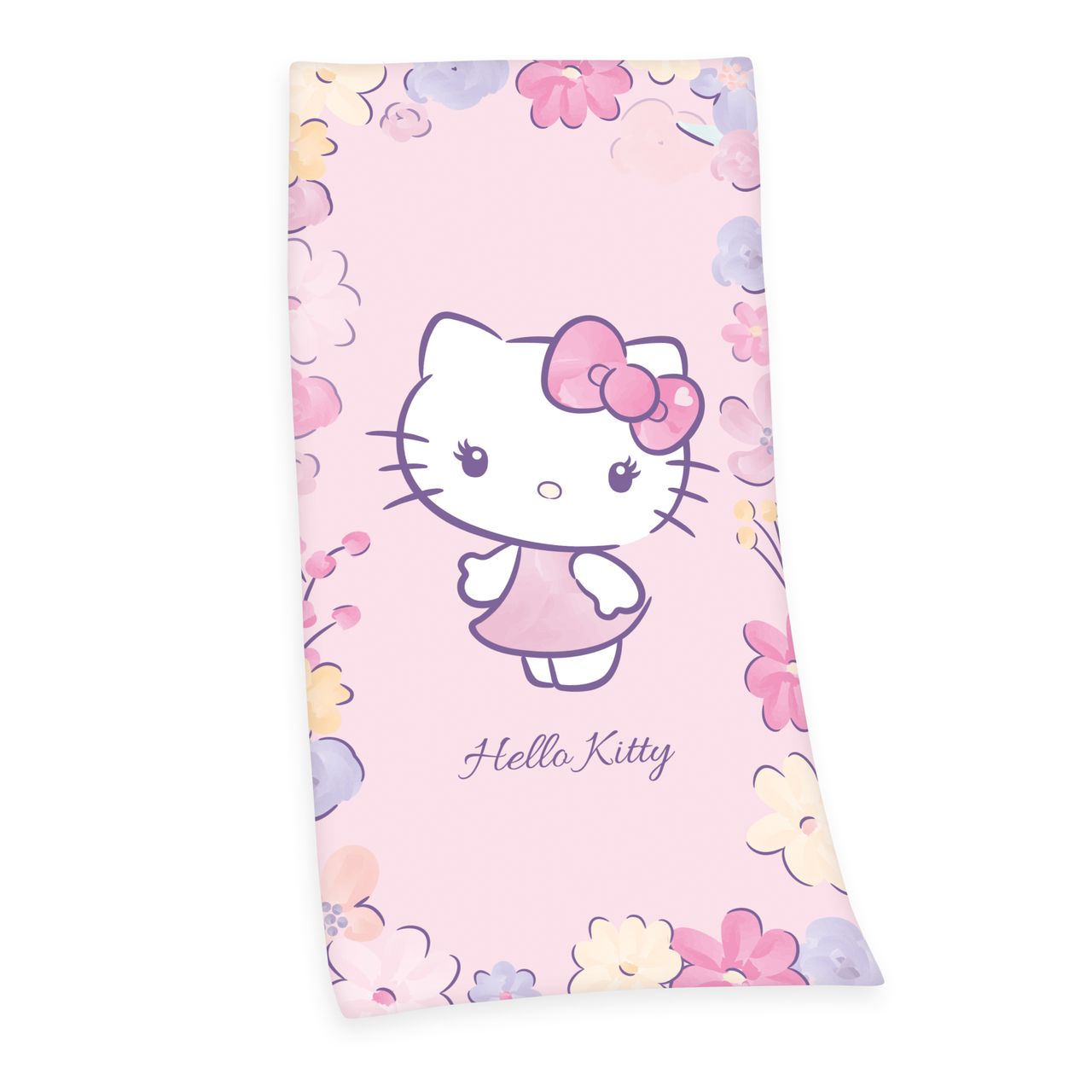 Herding Hello Kitty Velourstuch, Größe: 150 x 75 cm