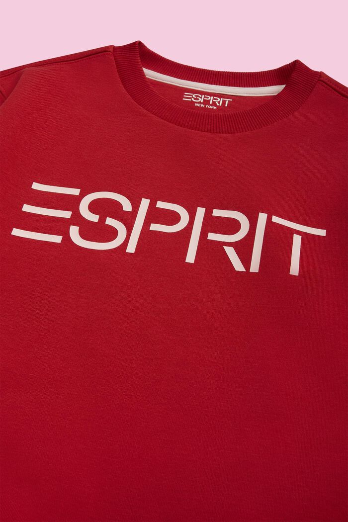 Logo-Sweatshirt mit Rundhalsausschnitt