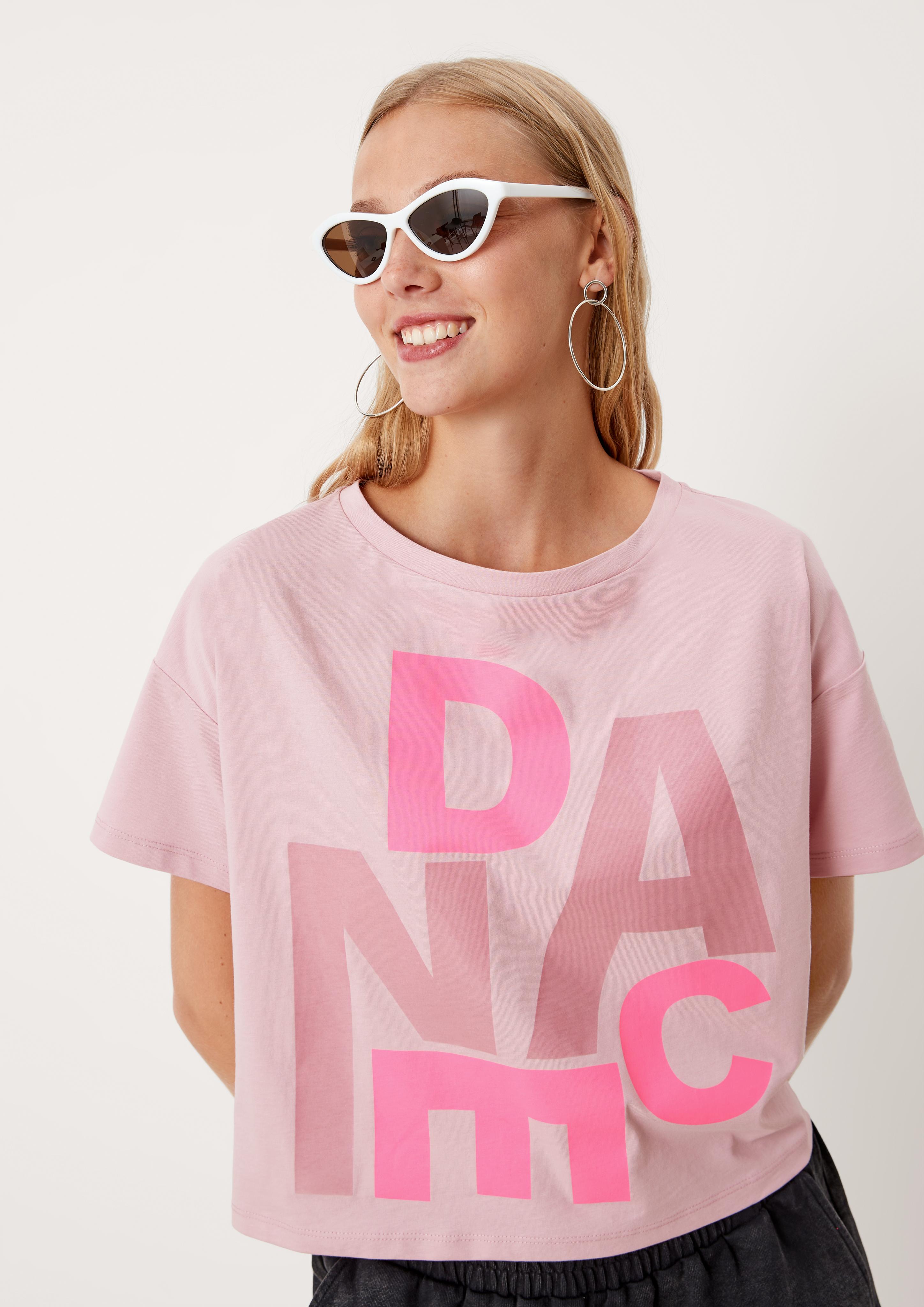 Cropped Shirt mit Print  2124657-43D0