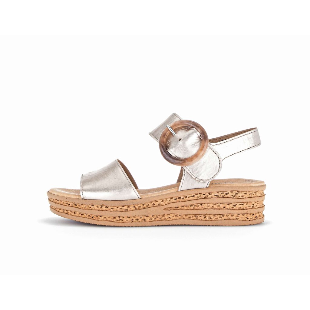 Gabor fashion Plateau Sandale beige