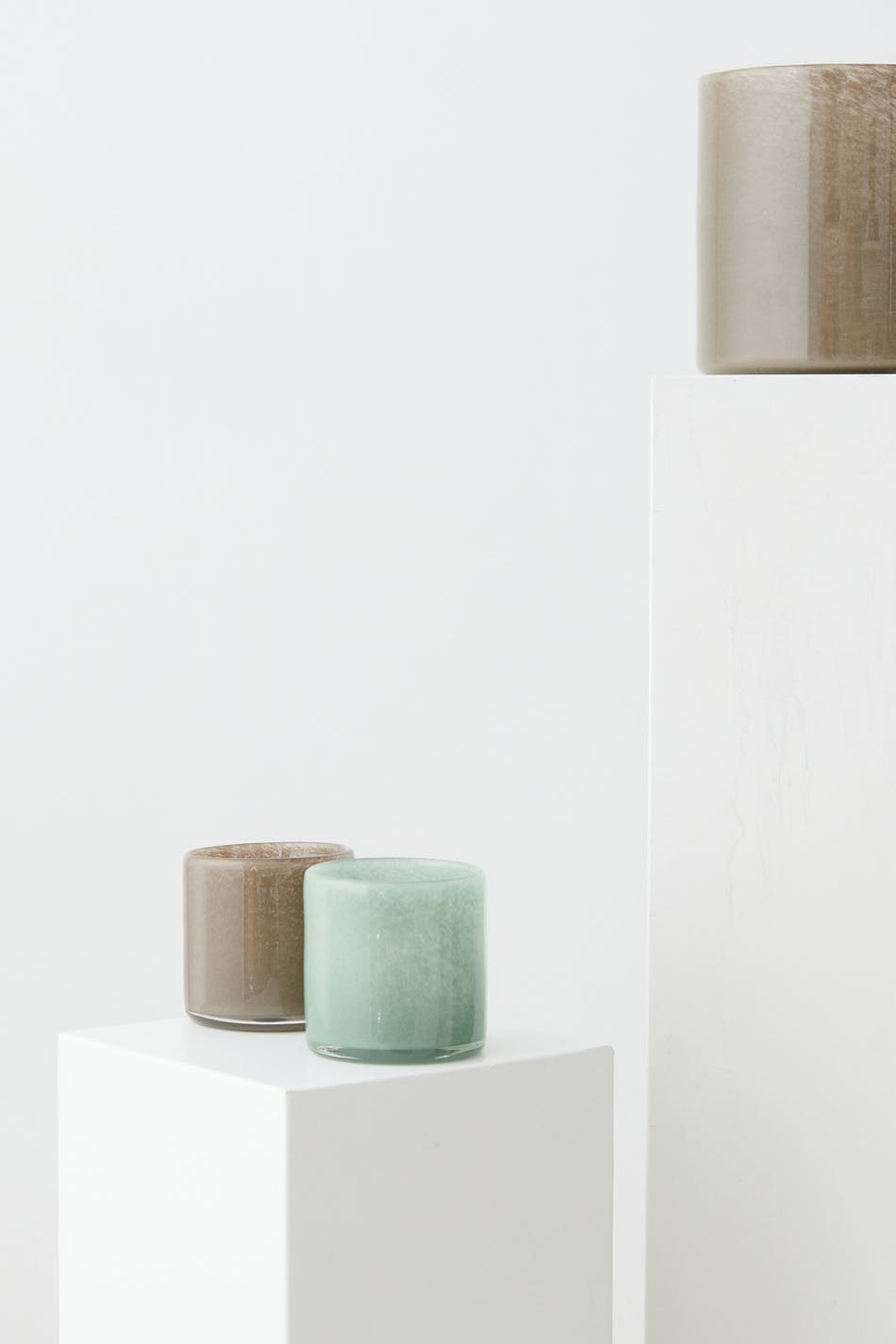 Glass s candle holder