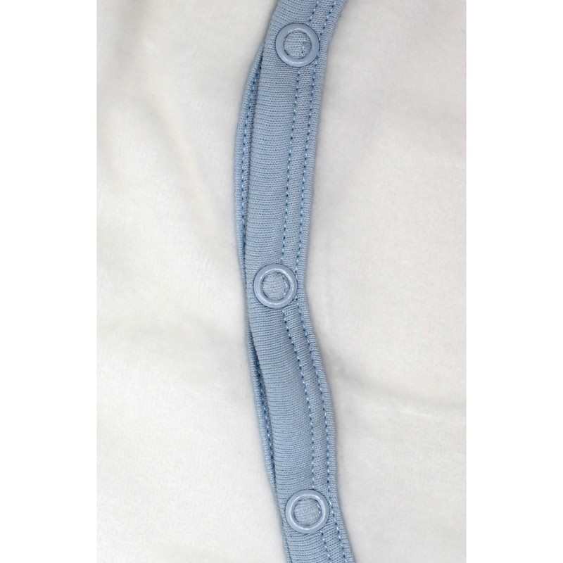 Pyjama bébé Coton Bio blanc motifs étoiles