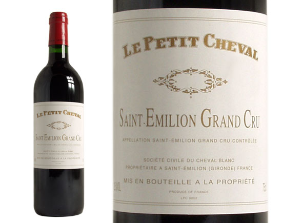 Le Petit Cheval Rouge 2003, Second Vin du Château Cheval Blanc Bordeaux Saint-Emilion Grand Cru