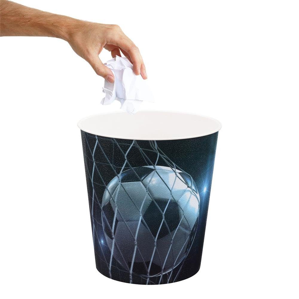 Idena Papierkorb Mülleimer mit Motiv 9 Liter, Abfalleimer, Bürokorb, für Kinderzimmer, Spielzimmer, Büro