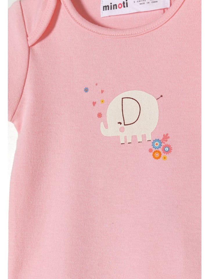Minoti 4er. Set: Kurzarmbody 24babypack6 in hellpink günstig kaufen