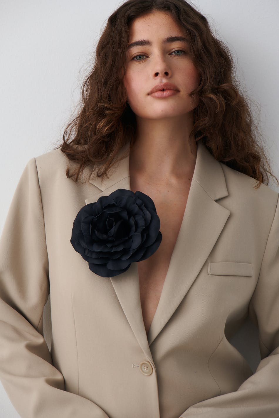 Big flower brooch