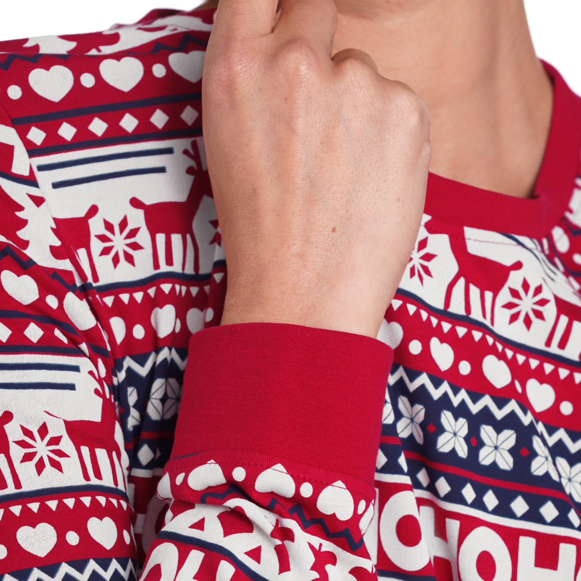 Damen Nachthemd mit Weihnachtsmotiven