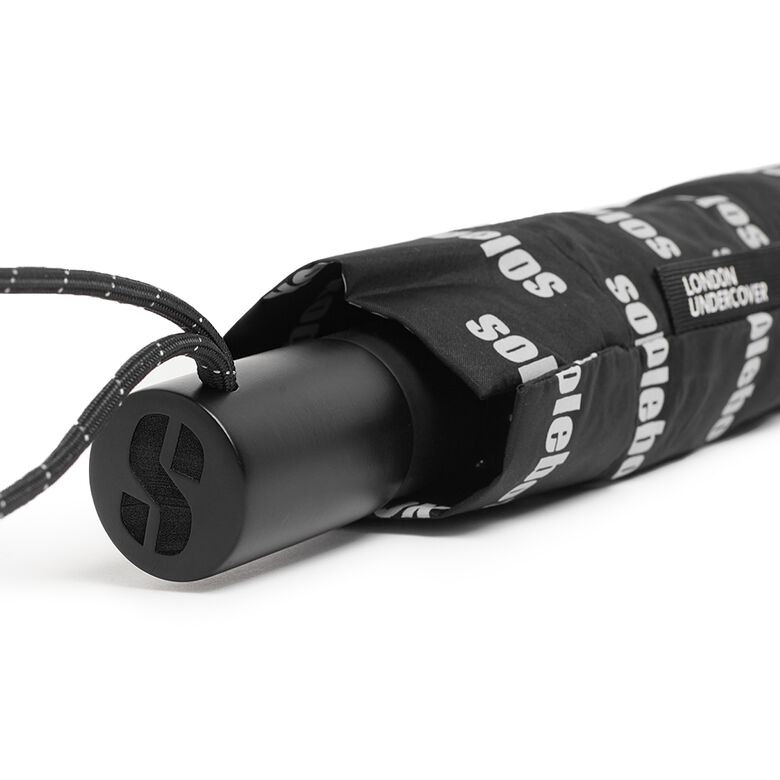solebox x London Undercover Black 3M Print Auto-Compact Umbrella black
