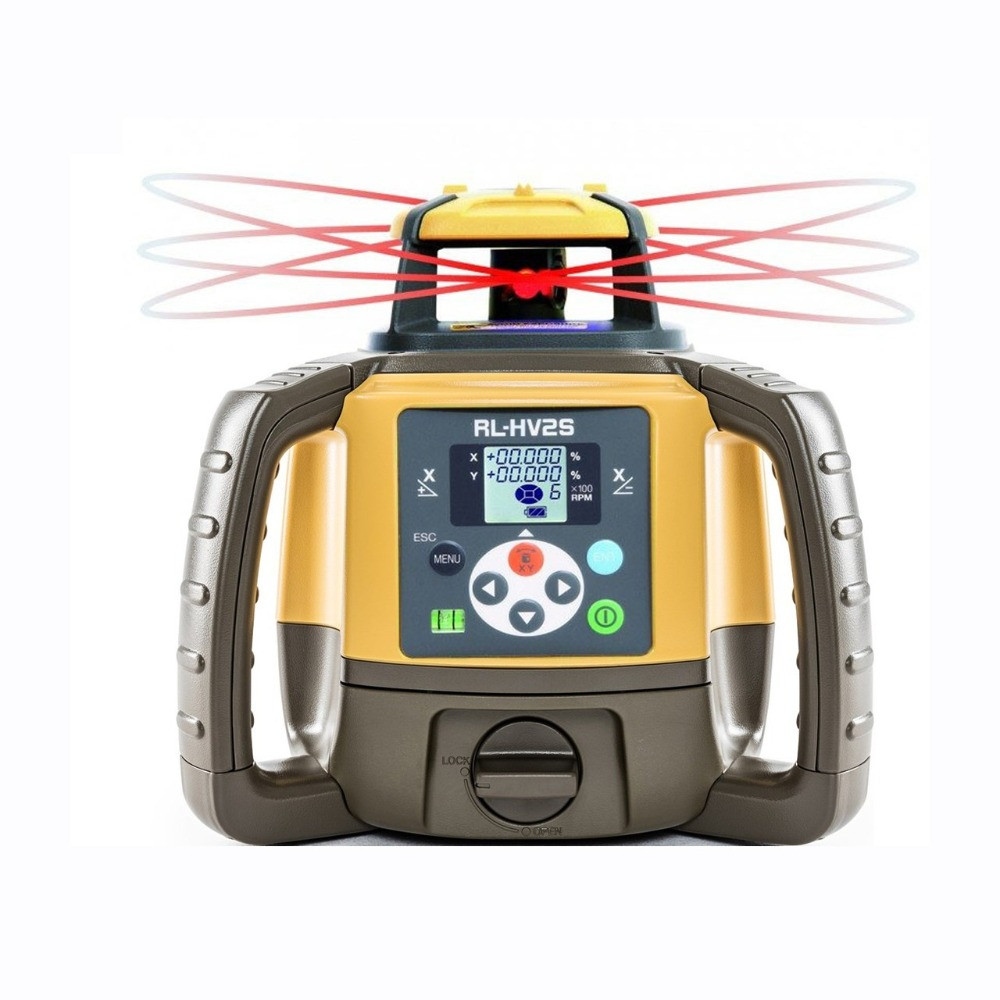 Topcon 1051612-24Set RL–HV2S + LS-100D Set_ Мултифункционални грађевински ласер са двоструким нагибом