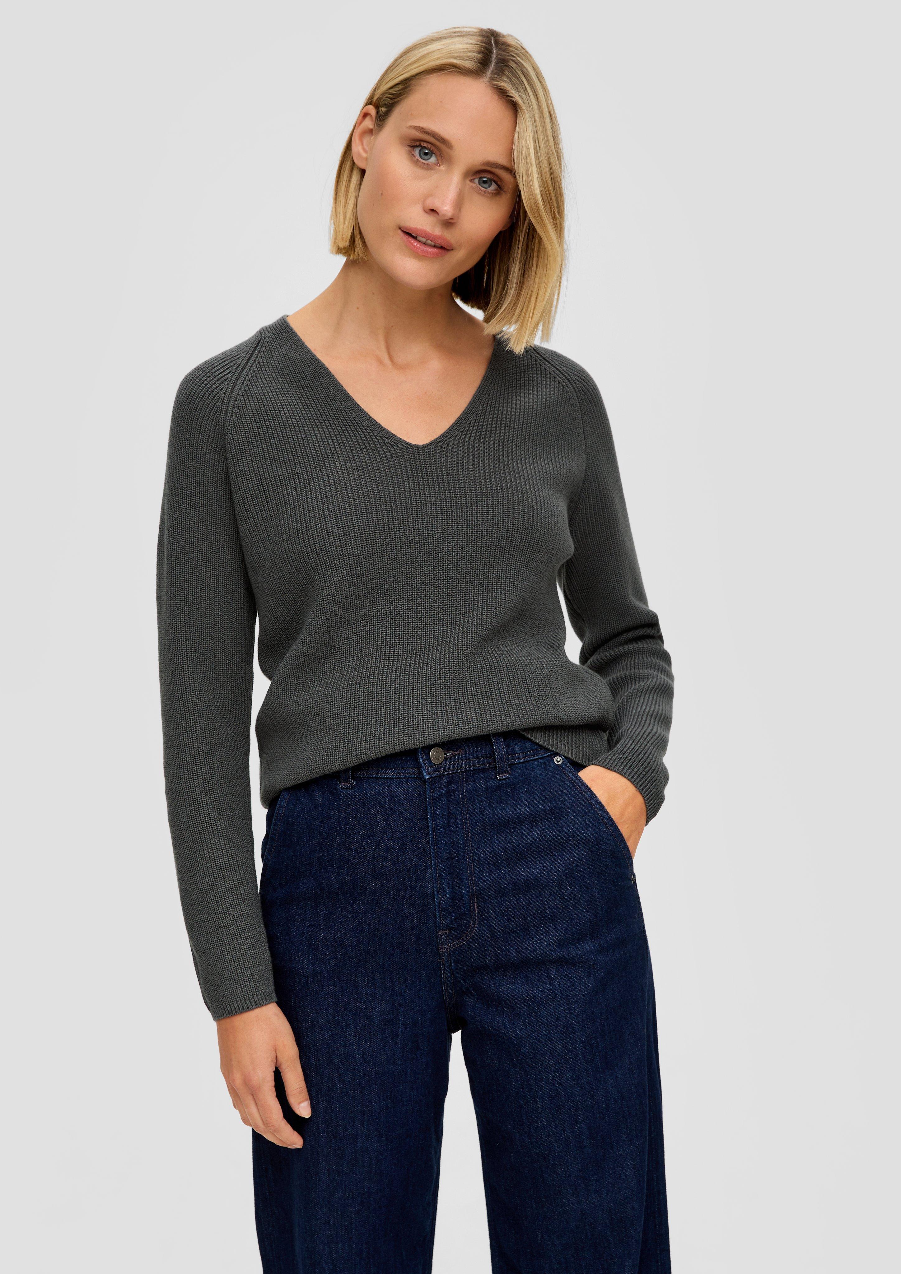 Strickpullover mit Raglanärmeln  2133060-7909