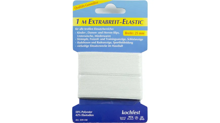 Extrabreit-Elastic Band 25mm 1 m