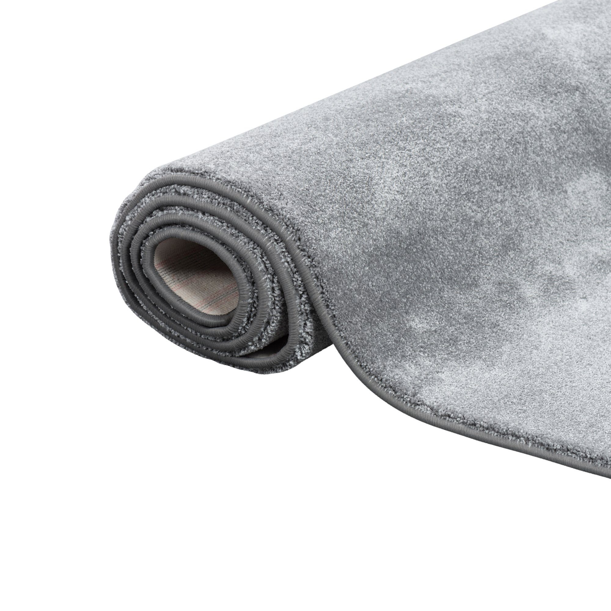 Hochflor-Teppich Hochflor Luxus Velours Teppich Touch, Snapstyle, Rechteckig, Höhe: 21 mm
