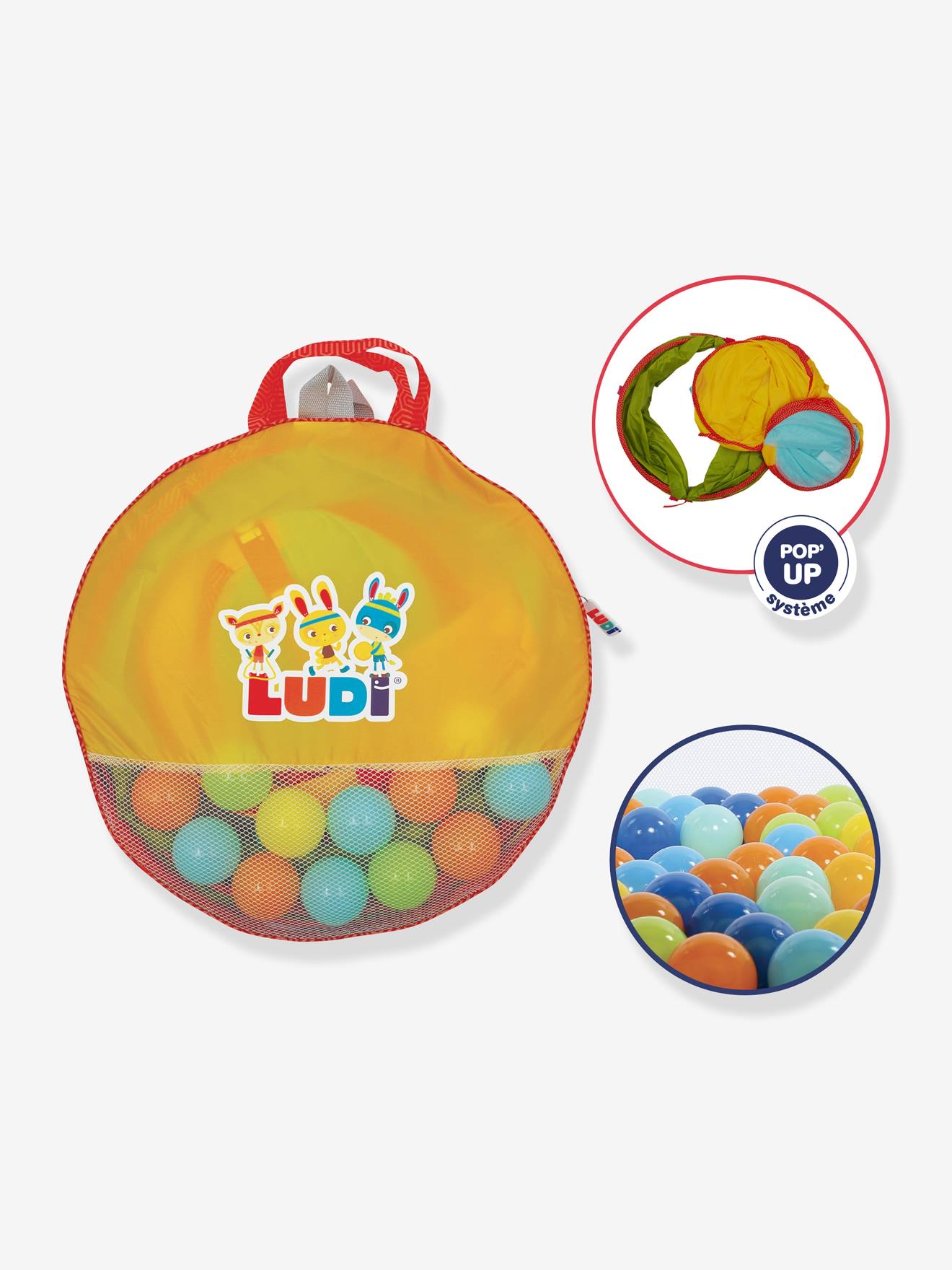 Parcours de jeu LUDI multicolore