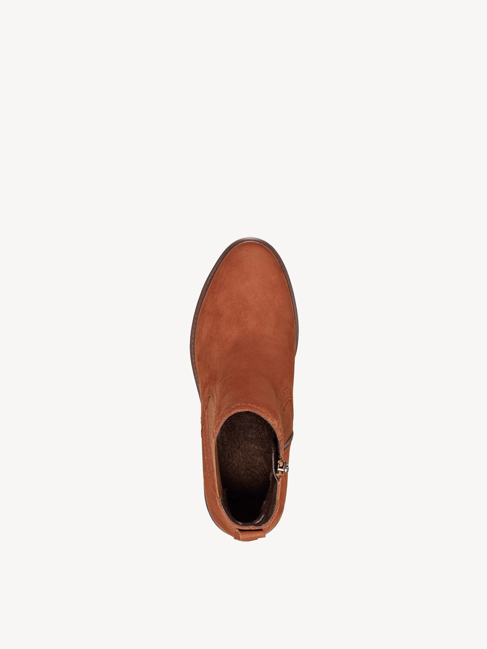 Bottine Chelsea en cuir - marron