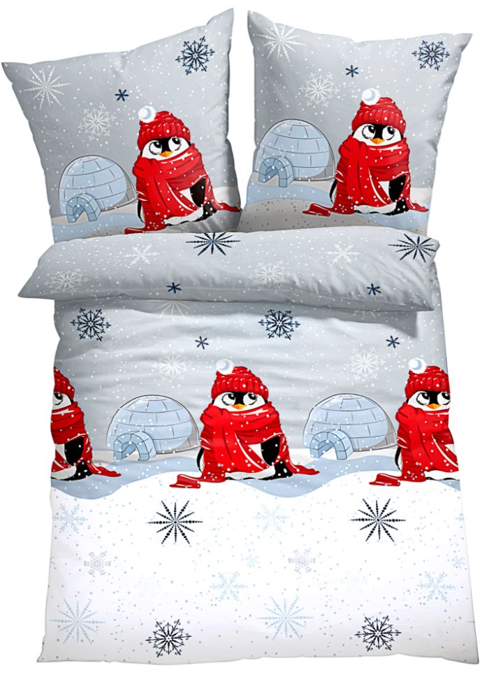 Bettwäsche mit Pinguin