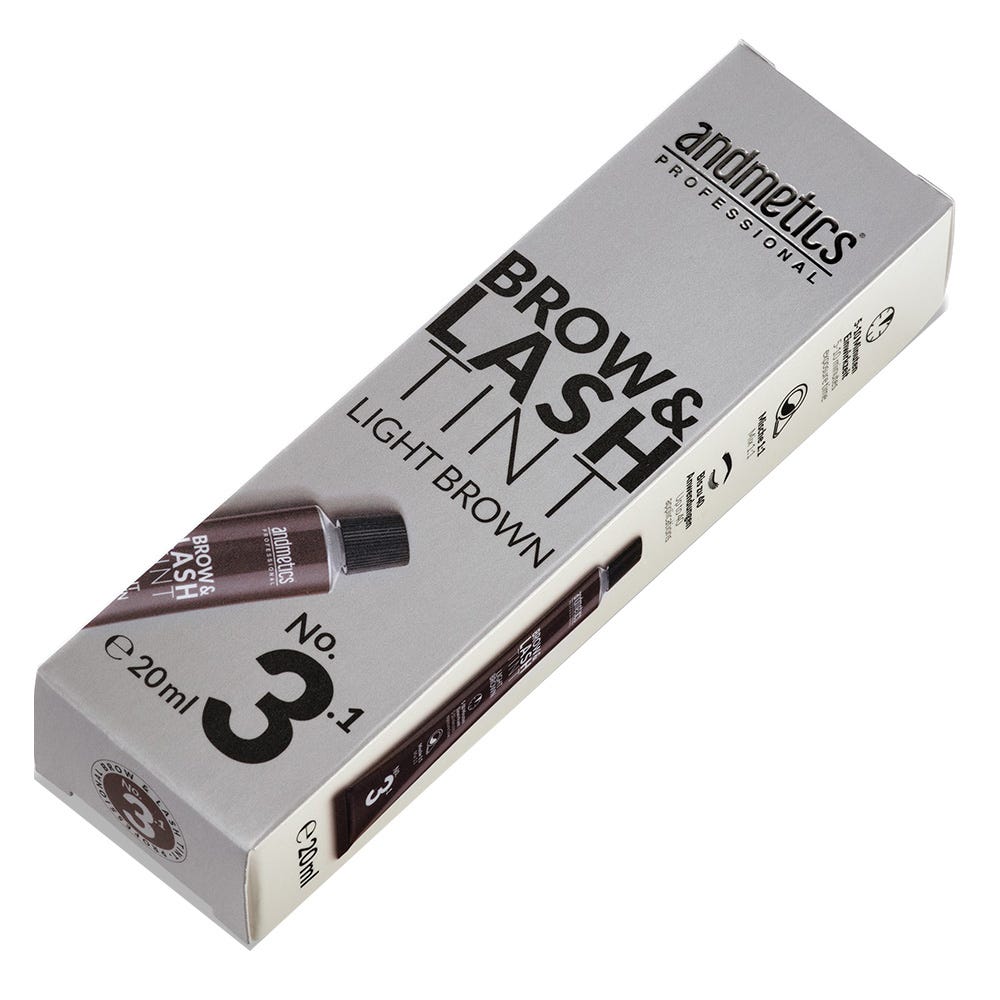 andmetics Brow & Lash Tint Light Brown 20 ml