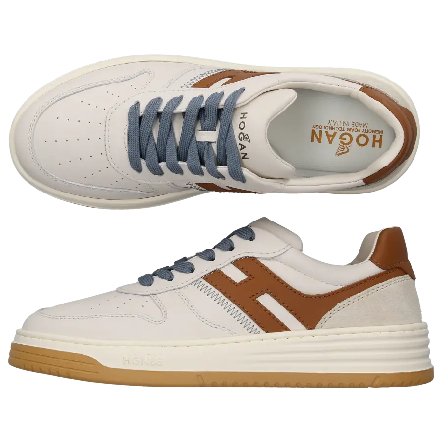 Hogan - Sneaker low H630 Kalbsleder - beige