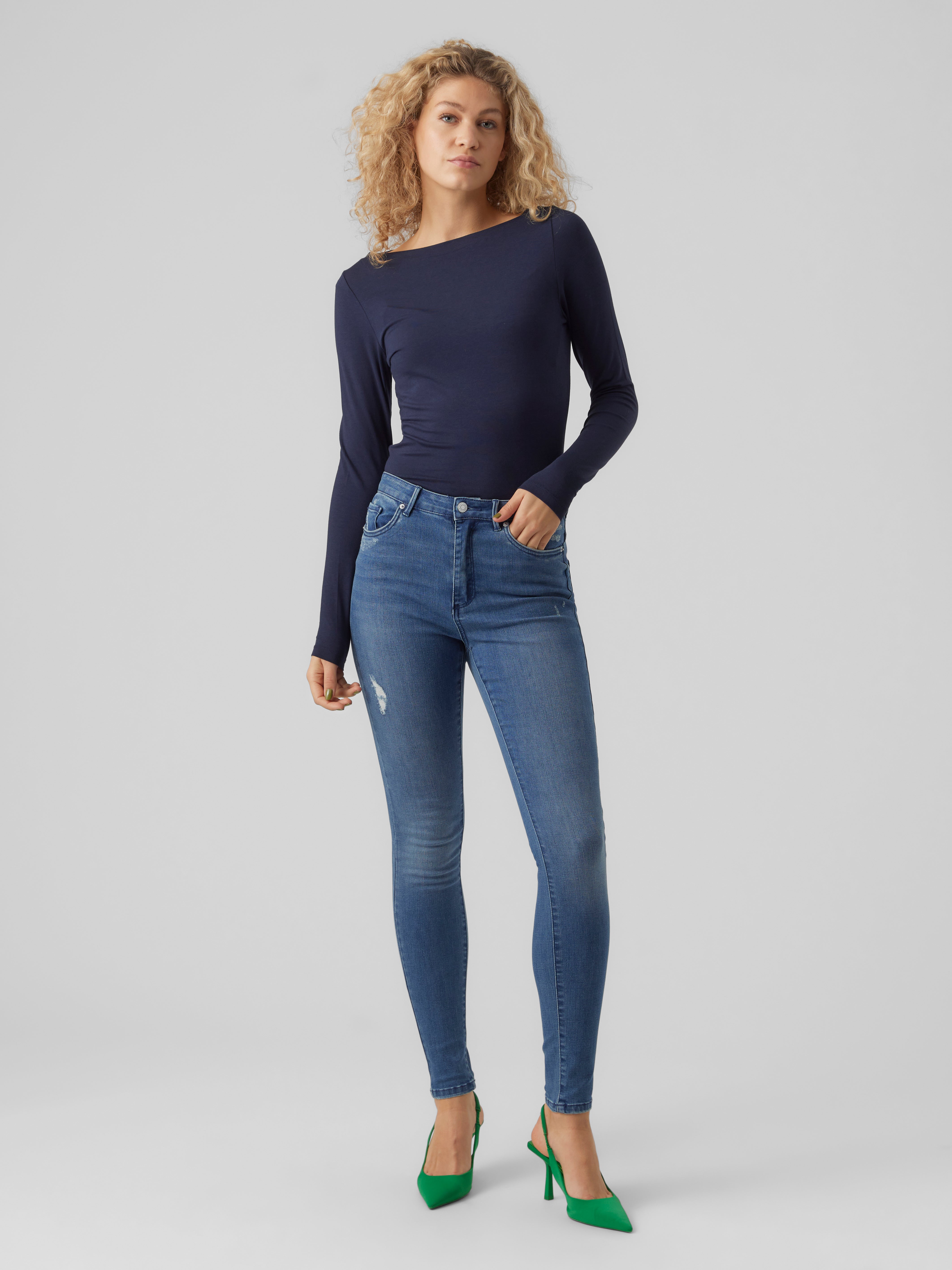 VMSOPHIA Super High Rise Skinny Fit Jeans