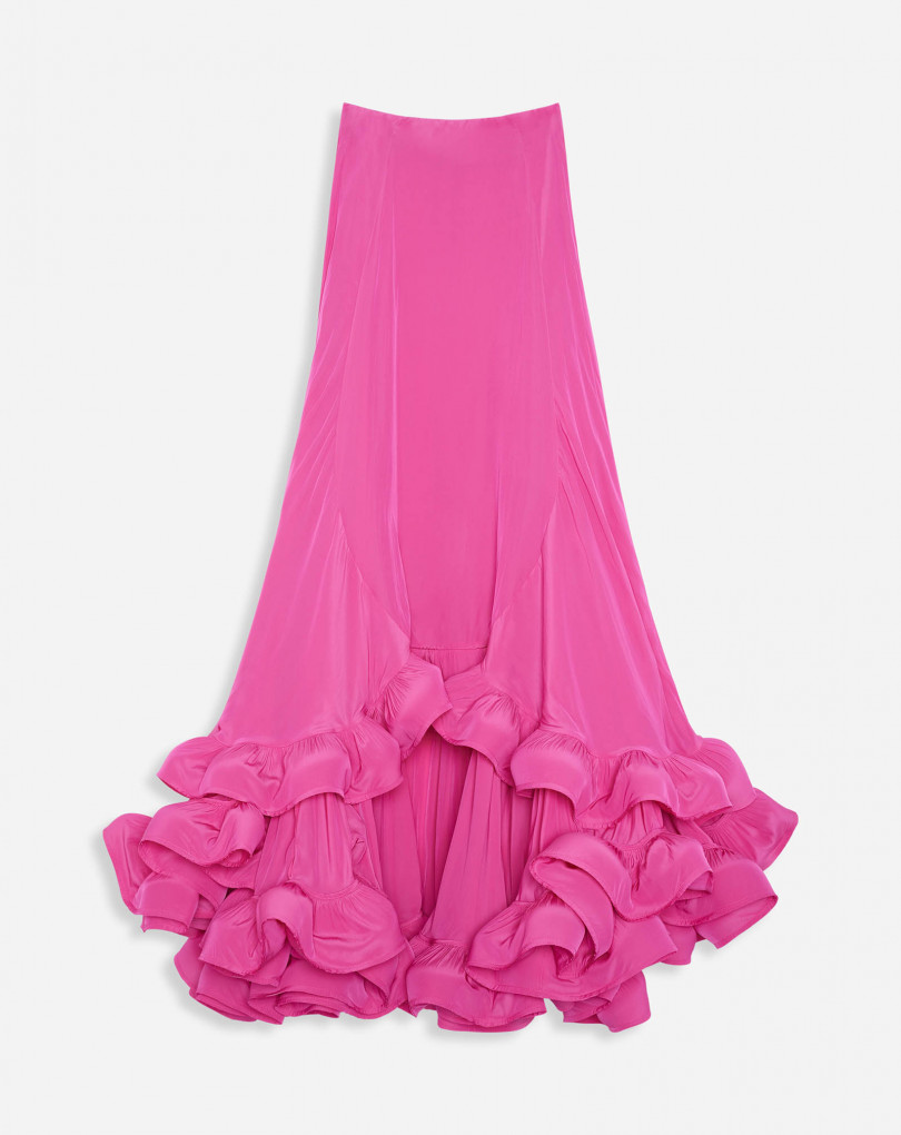 JUPE MAXI ASYMETRIQUE CHARMEUSE